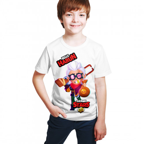 Brawl Stars Belle Dijital Bask l Beyaz Ki iye Ozel T Shirt